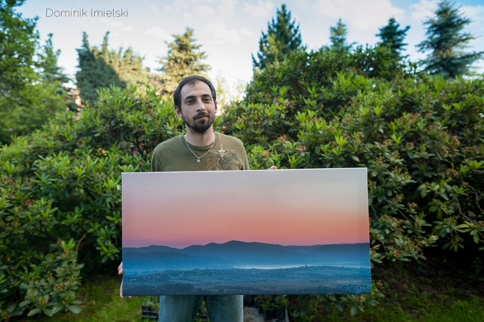 Dominik Imielski - panorama Kotliny Żywieckiej