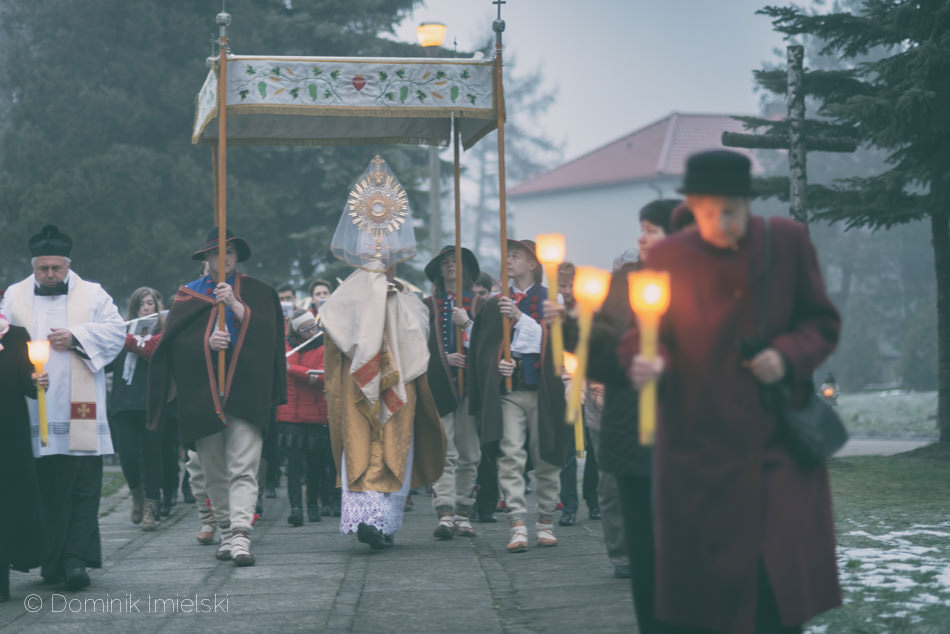 procesja w Łodygowicach