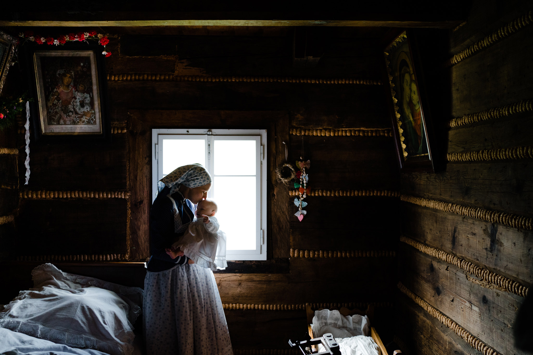 Skansen w Ślemieniu plenerowa sesja rodzinna po góralsku
