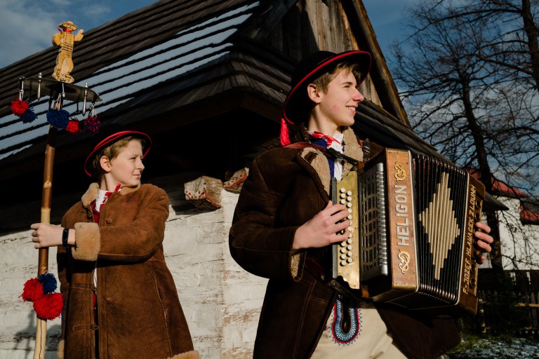 Wigilijny dzień w górach