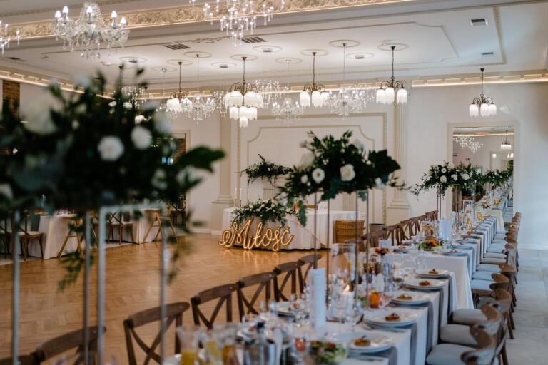 sale weselne w stylu glamour w okolicy bielska oraz zywca